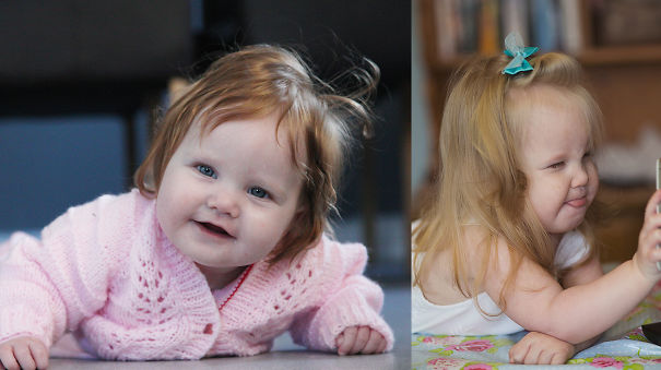 Then And Now, 6 Months And 22 Months!