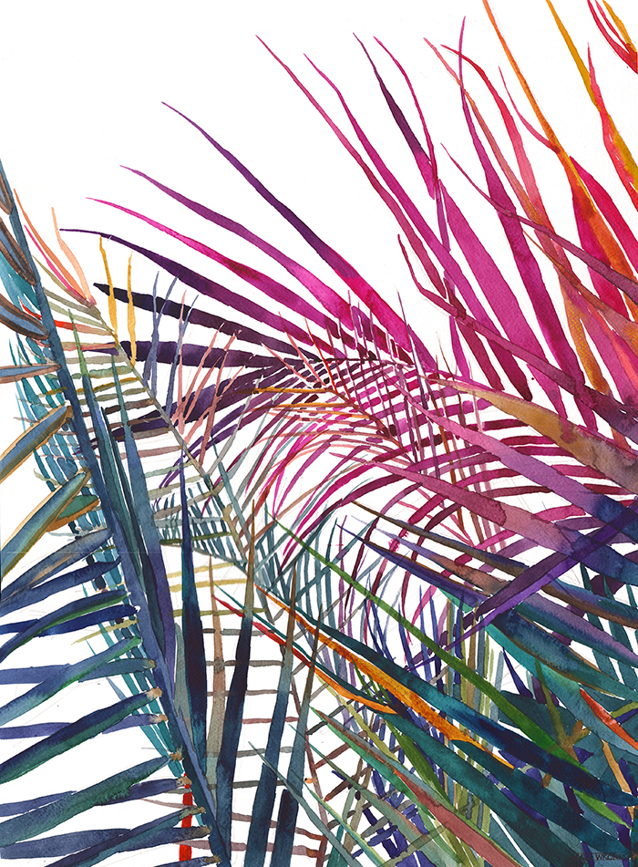 My Sister Painted Colourful Watercolour Jungle