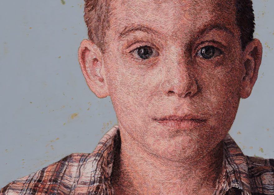 Embroidered Portraits By Cayce Zavaglia