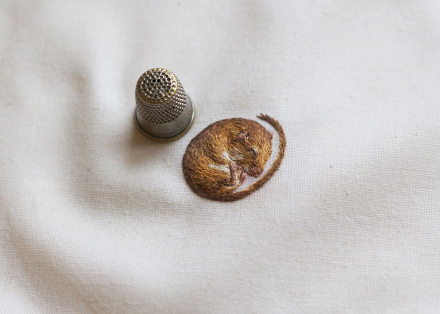 Embroidered Animals By Chloe Giordano