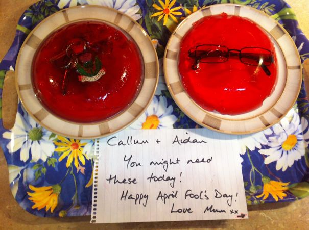 Personal Item Set In Jelly Before They Go Out To School Or Work