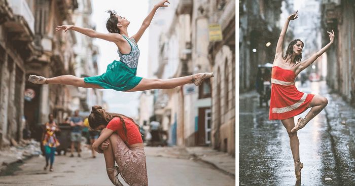 Ballet Dancers Practicing On The Streets Of Cuba (24 pics)