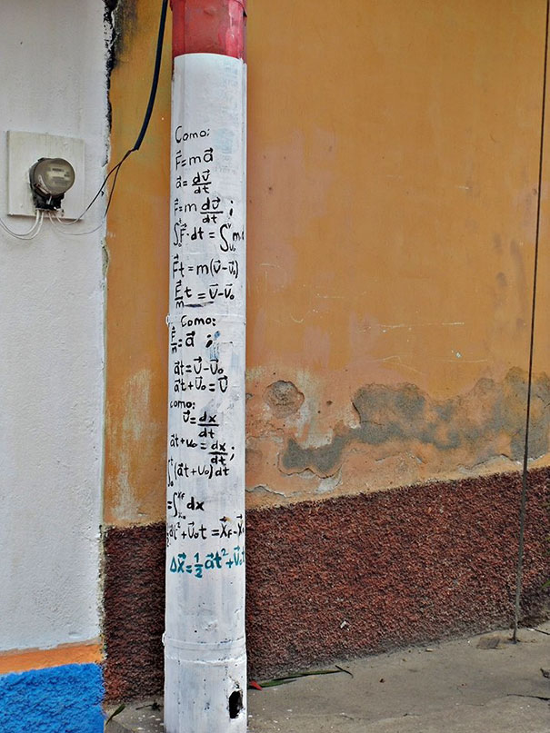 I Live In Guatemala, And This Was Across The Street From The Window Of A School. That's One Way To Cheat