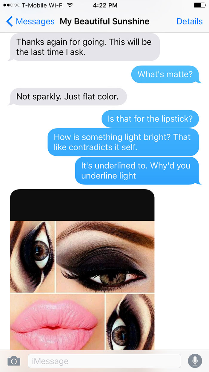 boyfriend-buys-makeup-for-girlfriend-funny-text-messages-9 boyfriend-buys-makeup-for-girlfriend-funny-text-messages-9