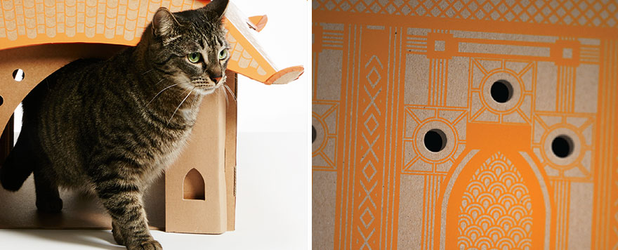 cardboard-cat-houses-pet-furniture-landmarks-poopy-cats-11 cardboard-cat-houses-pet-furniture-landmarks-poopy-cats-11