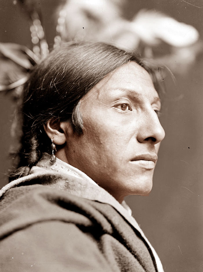 Amos Two Bulls. Lakota. Photo By Gertrude Käsebier