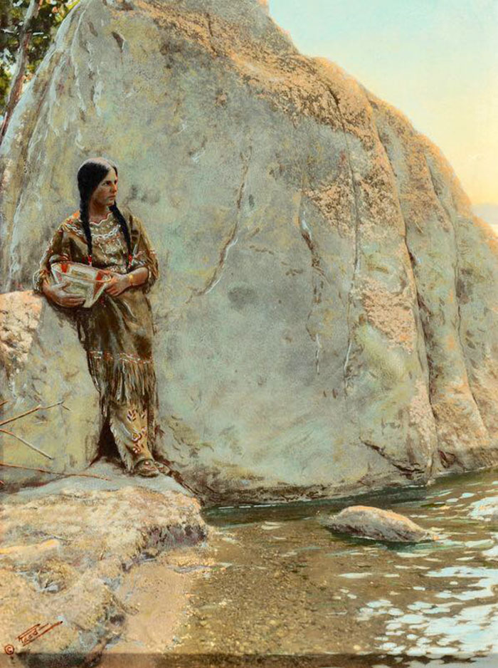 Ojibwe Woman. Early 1900s. Photo By Roland Reed