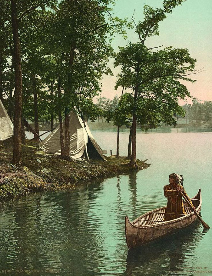 "Hiawatha's Return." 1904. Photo By Detroit Photographic Co