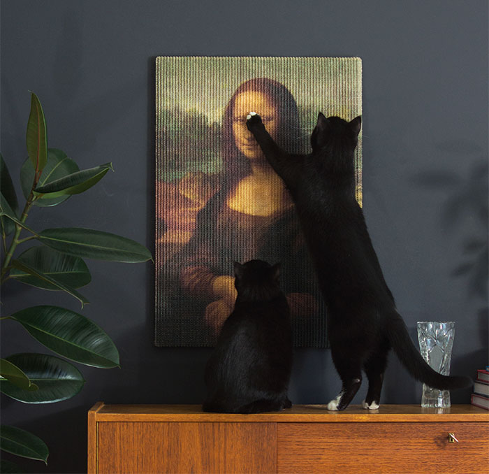 Cats Can Finally Destroy Priceless Artwork With These Masterpiece Scratching Posts