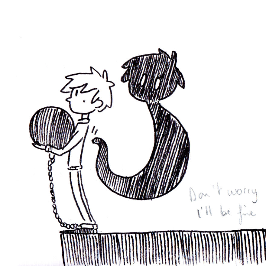 I'm Making A "not Okay" Minimalist Drawing Serie.