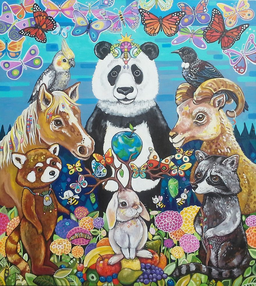 I Paint Vibrant Stories Where All Animals Are Equal And Cared For I Paint Vibrant Stories Where All Animals Are Equal And Cared For