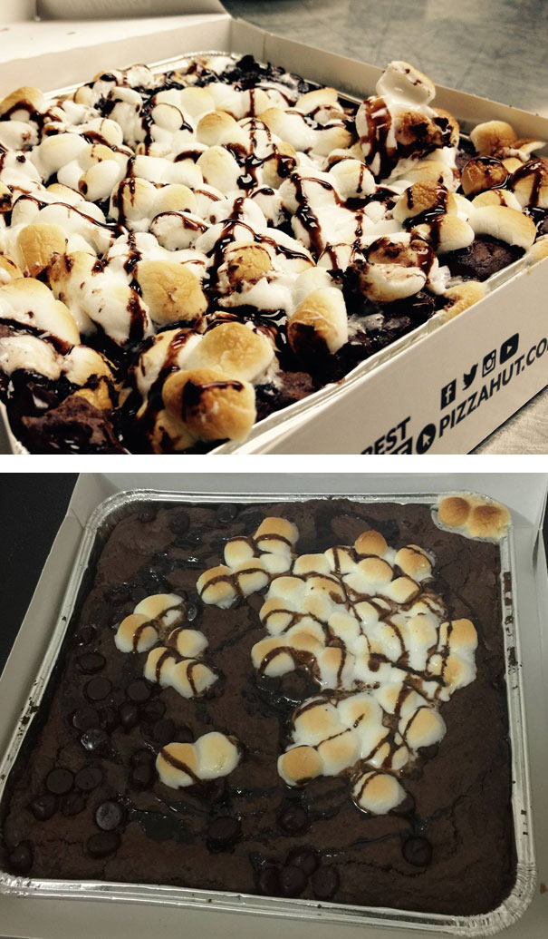 Pizza Hut Hot Chocolate Brownie