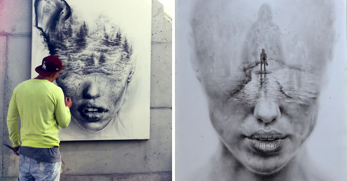 My Paintings Explore Different Tragedies In People’s Lives