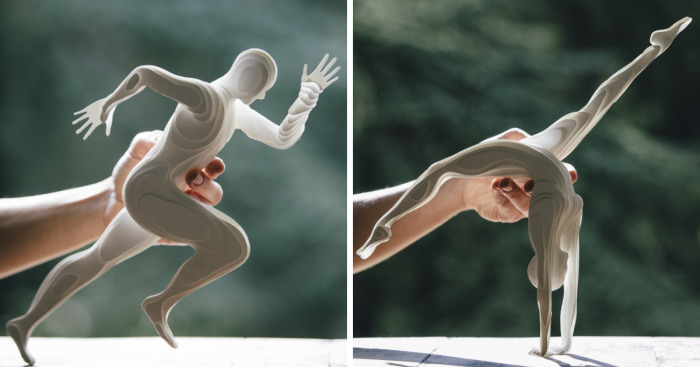 I Made Olympic Athletes Out Of Layered Paper