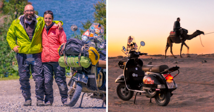 We’ve Visited 27 Countries And Traveled 60,000km On A Vespa Scooter