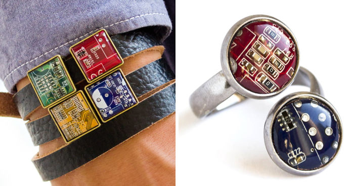 We Turn Old Computer Circuit Boards Into Modern Jewelry