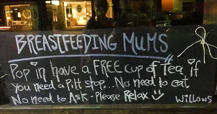 This Cafe Offers Free Cup Of Tea To Breastfeeding Moms