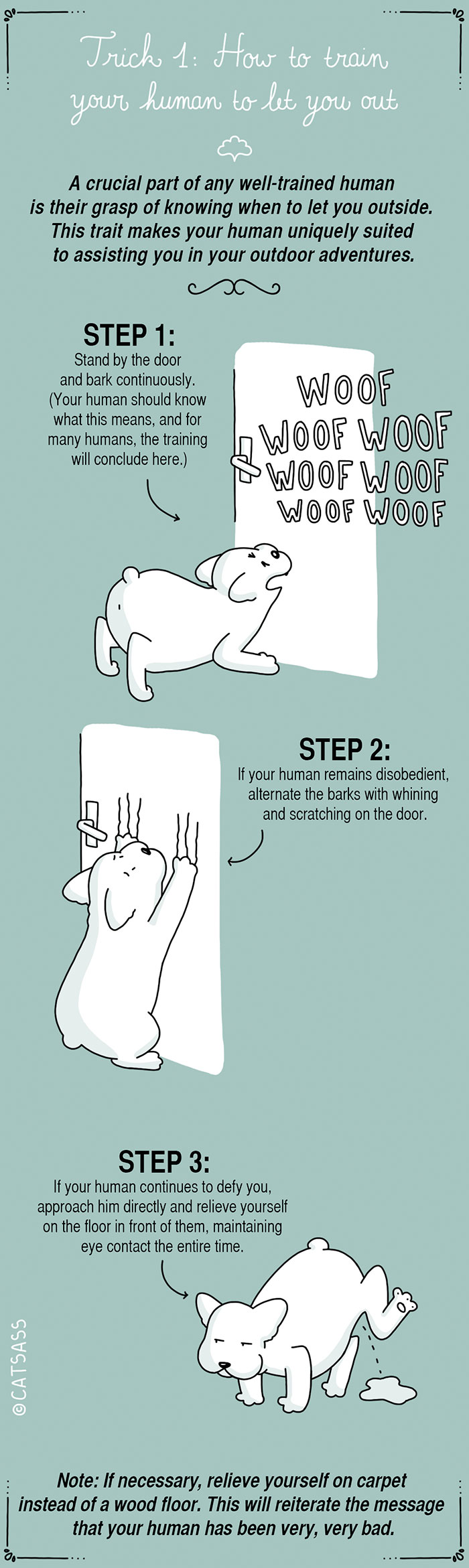 funny-dog-illustrations-how-to-train-your-human-catsass-2