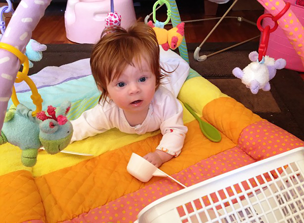 Little Lois Already Had A First Haircut!