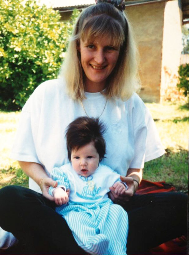I Was Born With A Full Head Of Hair And Had My First Hair Cut At 5 Months Because I Couldn't See!