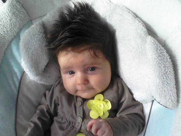 Here’s Zoe At 3 Or 4 Months Of Age, My Sweet Little Hairy Princess.