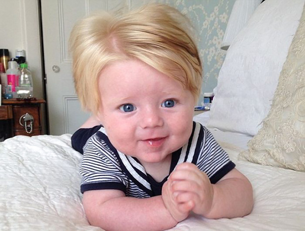 Little Freddie In His Sailor Man Look