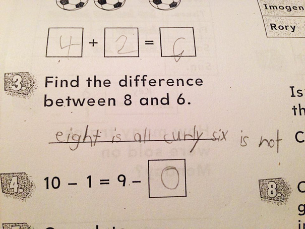 My 8-Year-Old Son Takes His Homework Directions Literally
