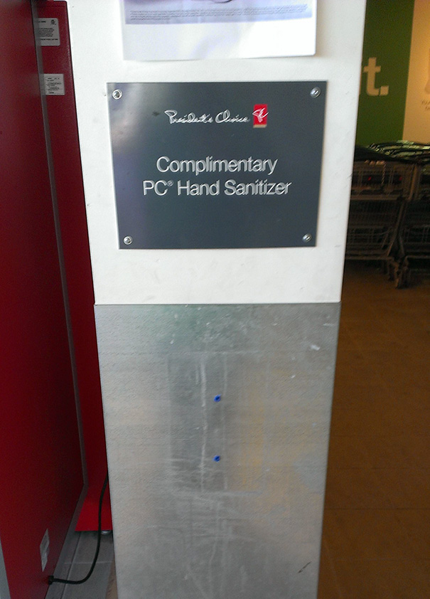 I Think Someone Took The Sign A Little Too Literally