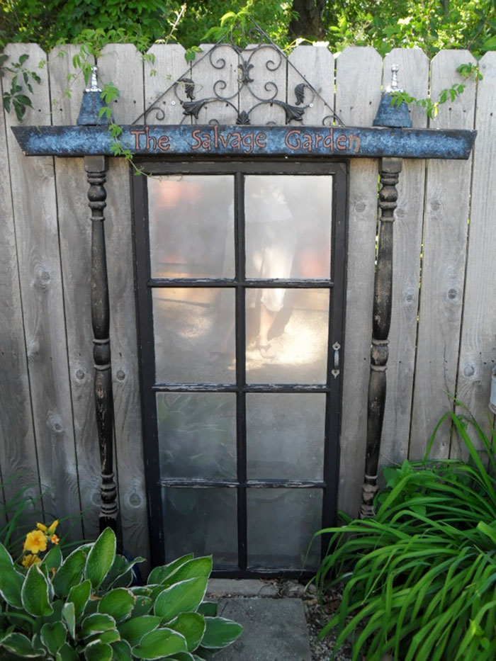 Garden Door Fence Decor