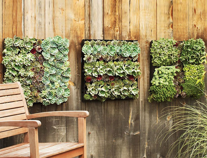 Vertical Garden Fence Decor