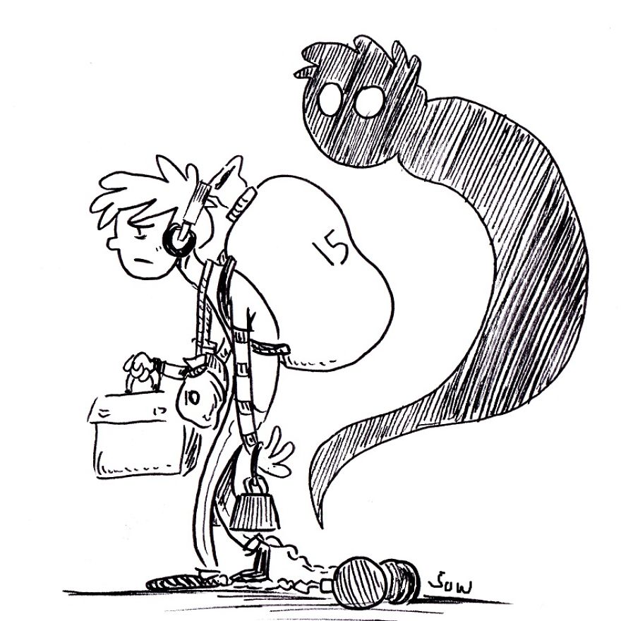 I'm Making A "not Okay" Minimalist Drawing Serie. I'm Making A "not Okay" Minimalist Drawing Serie.