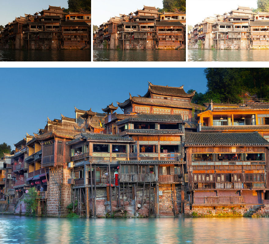 HDR Bracketing Manually Blended In Photoshop. Nik Color Efex Pro Used For Post-Production Color Enhancements