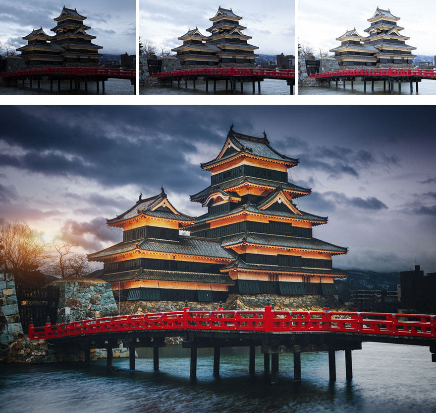 HDR Bracketing Manually Blended In Photoshop. Nik Color Efex Pro Used For Post-Production