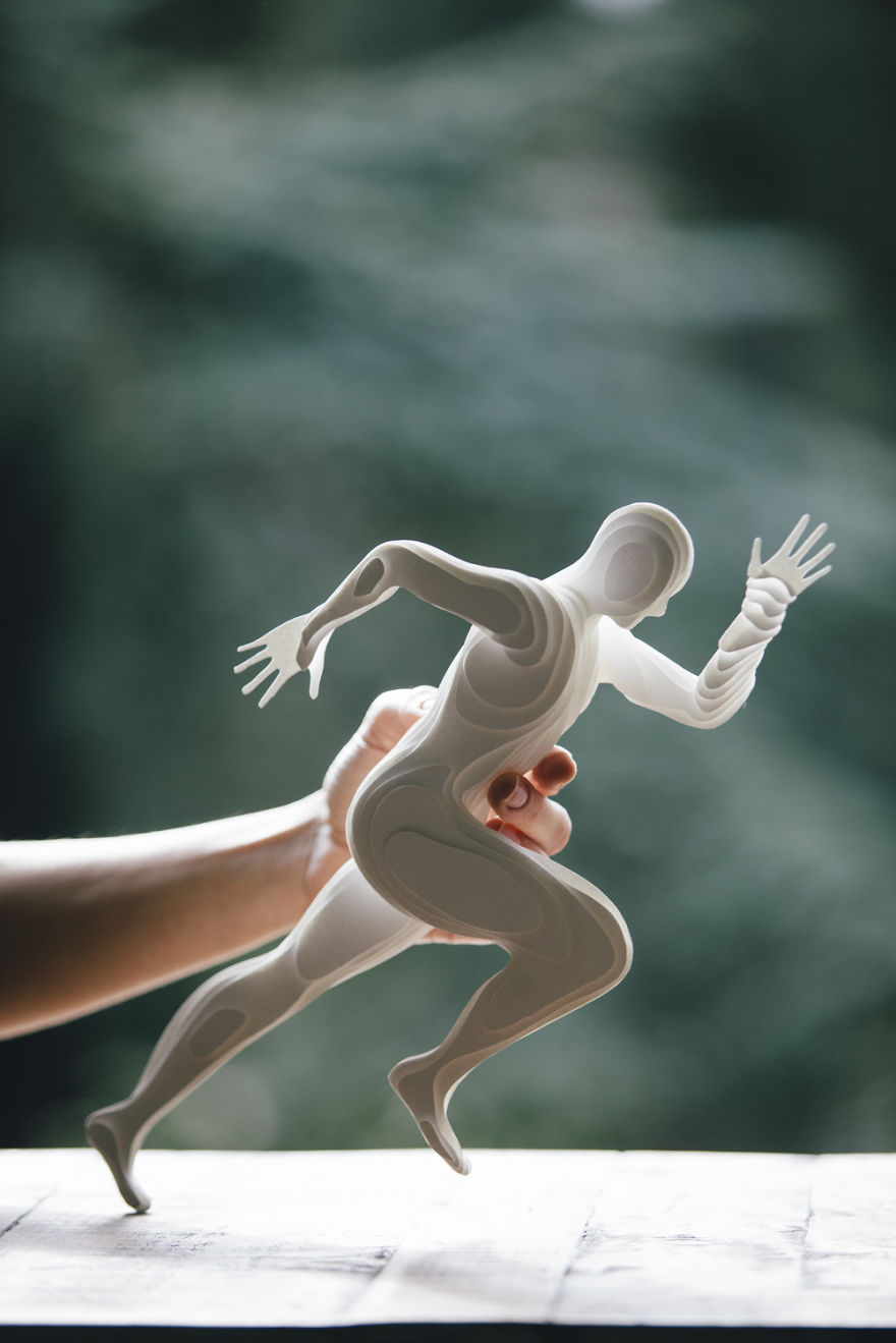 I Made Olympic Athletes Out Of Layered Paper I Made Olympic Athletes Out Of Layered Paper