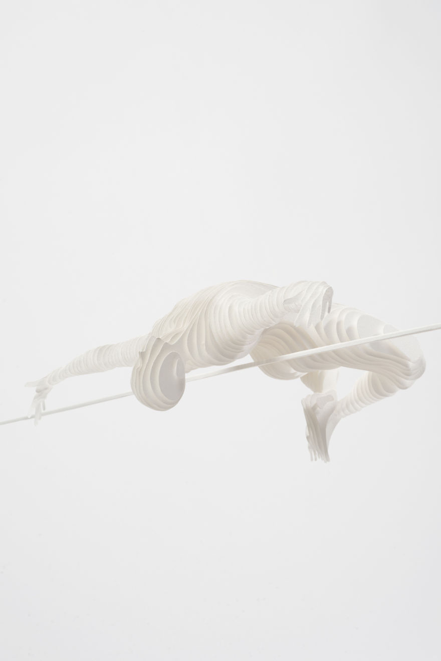 I Made Olympic Athletes Out Of Layered Paper I Made Olympic Athletes Out Of Layered Paper