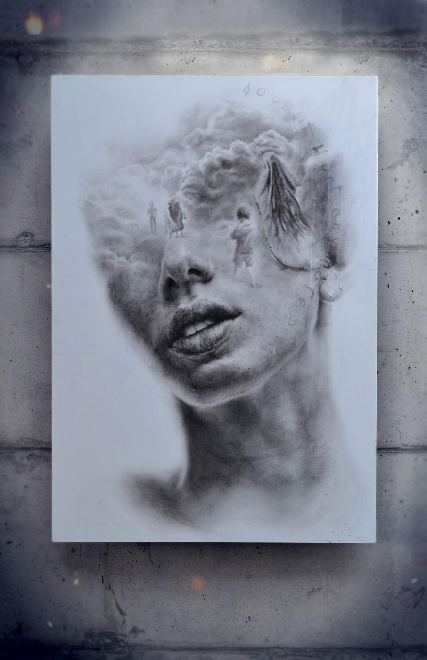 My Paintings Explore Different Tragedies In People's Lives My Paintings Explore Different Tragedies In People's Lives