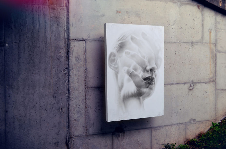 My Paintings Explore Different Tragedies In People's Lives My Paintings Explore Different Tragedies In People's Lives