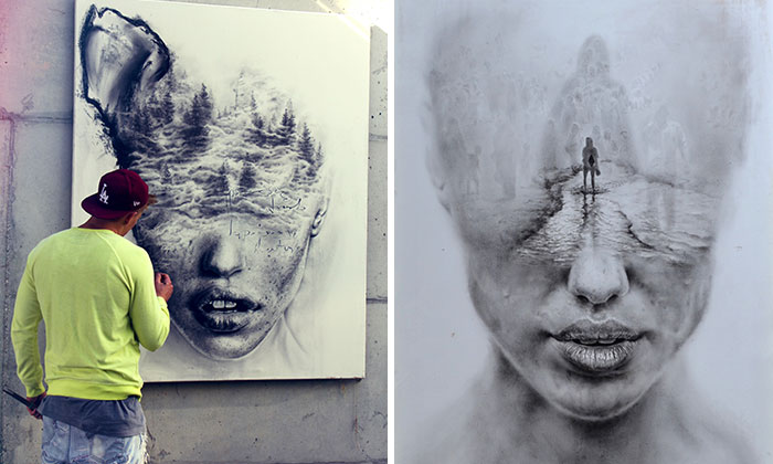 My Paintings Explore Different Tragedies In People’s Lives