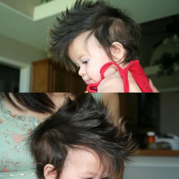 My Niece Violet. That Natural Mohawk Though.