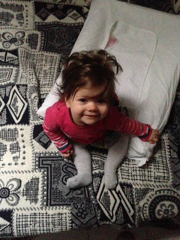 There Is No Taming That Hair!