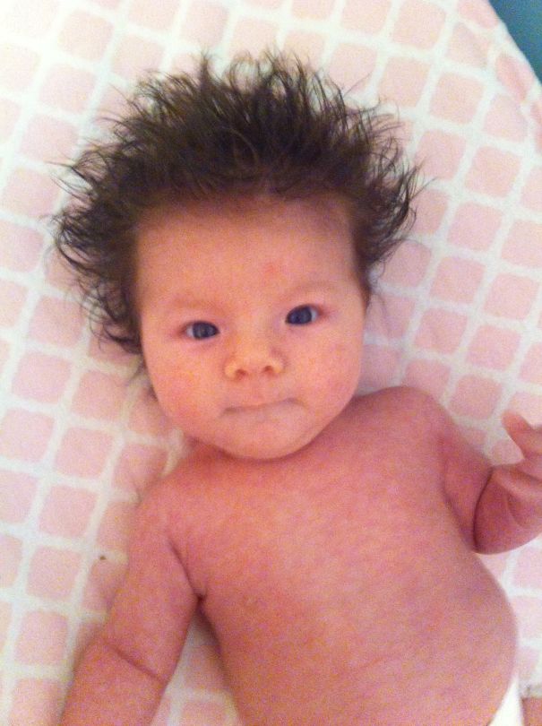 She's Channeling Sid Vicious At 8 Weeks Old