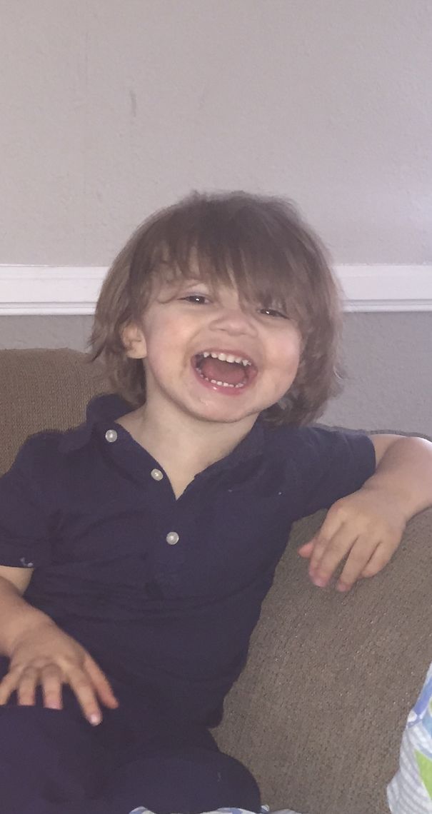 Wild One At 19 Months Ready For His 6th Cut!