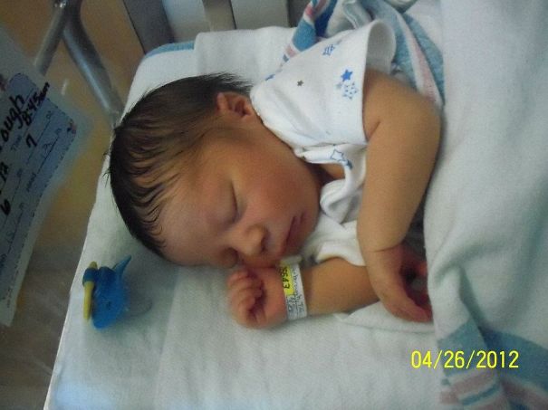 My Son A Day Old :)