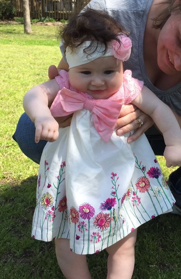 Baby Girl At 3 Months