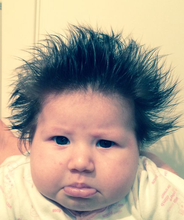 Hair Styled By Dad...