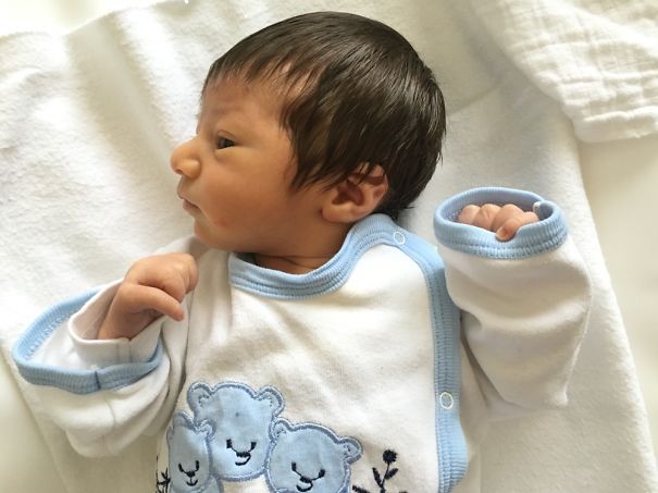 6 Day's Old Baby Boy Hair, Think About After 3-6 Moth 