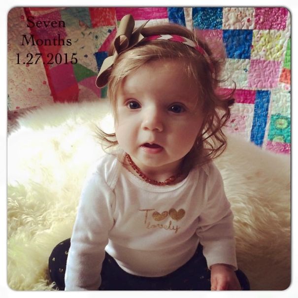 My Little Lady At 7 Months