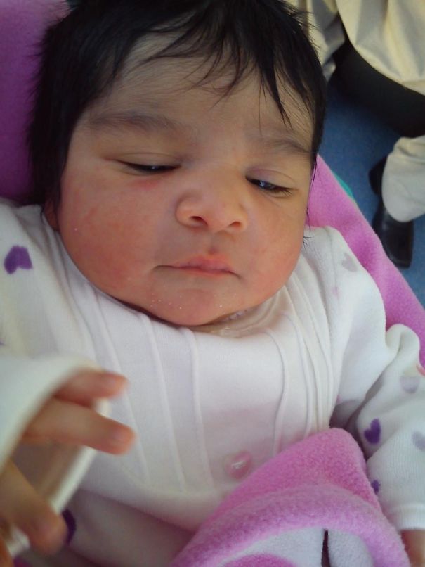 My Daughter On Her First Day Of Birth