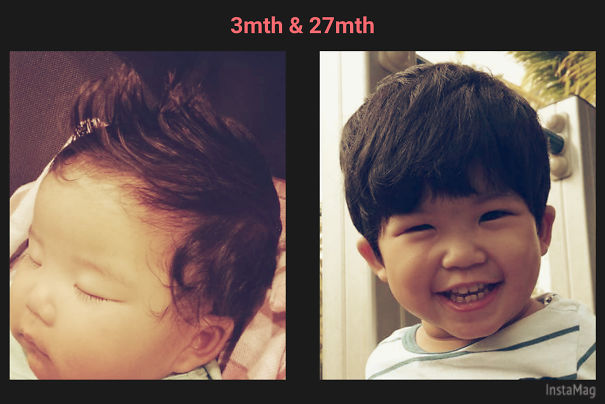 When My Baby Is 3mth And 27mth