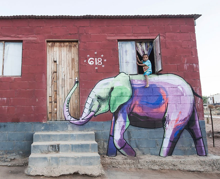 interactive-elephant-street-art-falco-one-south-africa-4 interactive-elephant-street-art-falco-one-south-africa-4